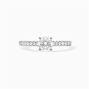Solitaire en diamant de synthèse